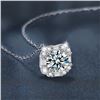 Image 2 : 3 CT GRA CERTIFIED ROUND BRILLIANT 925S NECKLACE