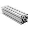 Image 1 : NEW 4 PIECES SLOT 40 X 40" ALUMINUM SILVER TONE