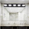 Image 1 : NEW GOODATE VANITY LIGHT BLACK 5 LIGHT FIXTURE