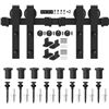 Image 3 : BRAND NEW WINSOON DOUBLE BARN DOOR HARDWARE KIT