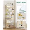 Image 3 : NEW WITH BOX HZUANERI 6 TIER GLASS SHELF W/ STEEL