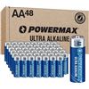 Image 1 : NEW 48 POWERMAX ULTRA ALKALINE DOUBLE A BATTERIES