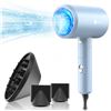 Image 1 : NEW SLOPEHILL HAIR AND TRAVEL DRYER MATTE BLUE