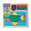 Image 1 : NEW MELISSA & DOUG CLASSIC TOY PATTERN BLOCKS