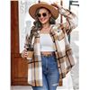 Image 1 : NEW IN VOLAND WOMENS PLAID FLANNEL SHACKET JACKET