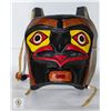 Image 1 : WOOD CARVED AFRICAN MASK 6.5" X 8"