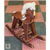 Image 1 : WOODEN ROCKING HORSE