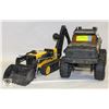 Image 1 : TONKA PICK UP SOLD WITH TONKA BACKHOE
