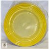Image 1 : LE CREUSET VINTAGE 12" YELLOW DINNER PLATES SET O