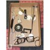 Image 1 : BOX OF ASST ANTIQUES