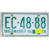 Image 1 : PAIR OF MATCHING ALBERTA PLATES 1967