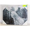 Image 1 : MARILYN MONROE SMALL CANVAS 11.75" X 16"