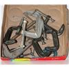 Image 1 : FLAT OF ASSORTED SMALL METAL CLAMPS