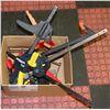 Image 1 : BOX OF ASSORTED SIZE CLAMPS
