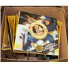 Image 1 : BOX OF NEW EMPTY HOCKEY CARD BINDERS