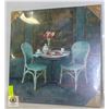 Image 1 : SEALED CANVAS ART "BREAKFAST"