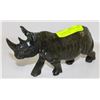 Image 1 : GENUINE SOAP STONE CARVED RHINOSAURUS