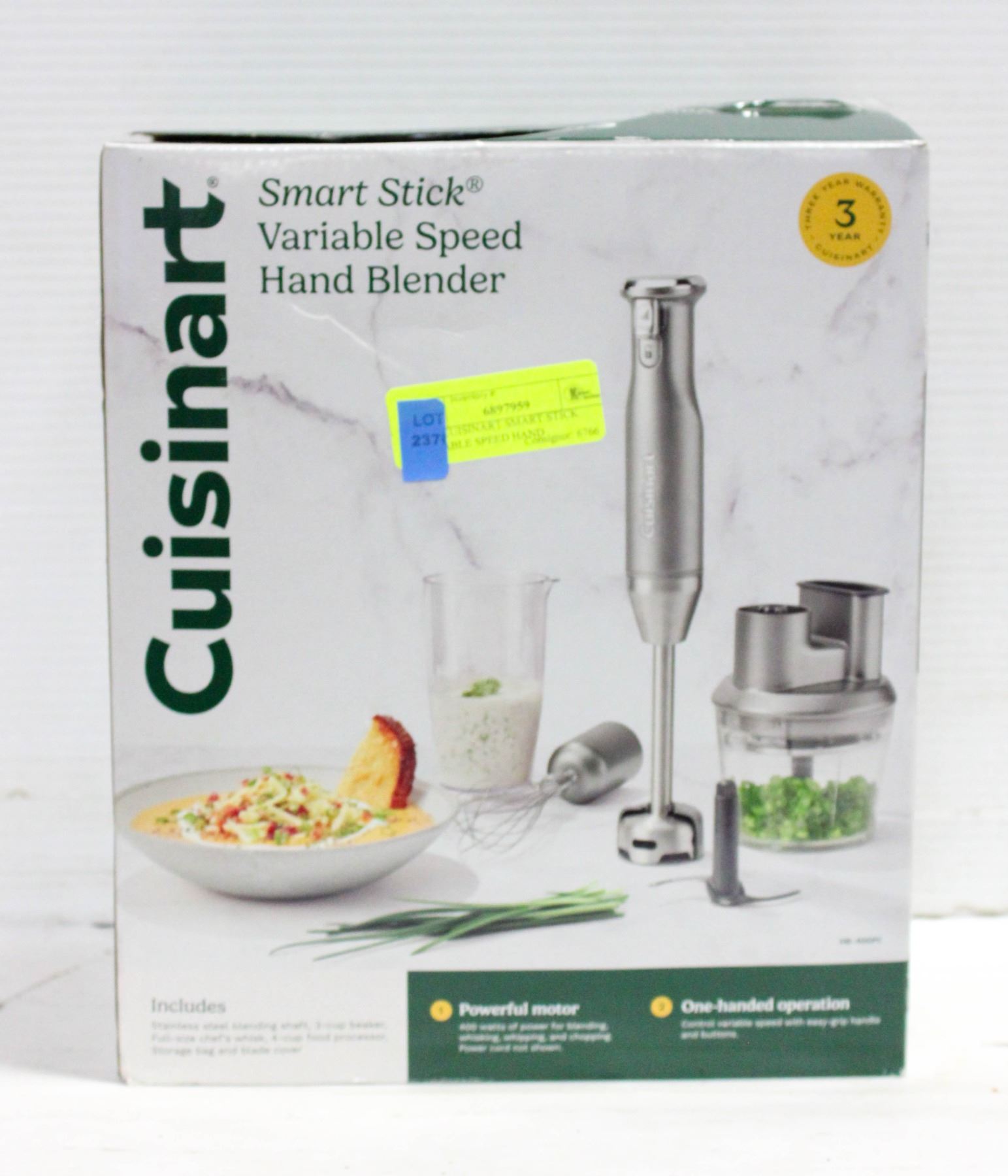 NEW CUISINART SMART STICK VARIABLE SPEED HAND