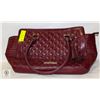 Image 1 : ANNE KLIEN BURGUNDY LEATHER