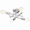 Image 1 : SPUTNIK SEMI FLUSH MOUNT CHANDELIER CHROME CEILING