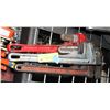 Image 1 : THREE 14" HEAVY DUTY PIPE WRENCHES