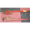Image 1 : 2X24" HEAVY DUTY PIPE WRENCHES