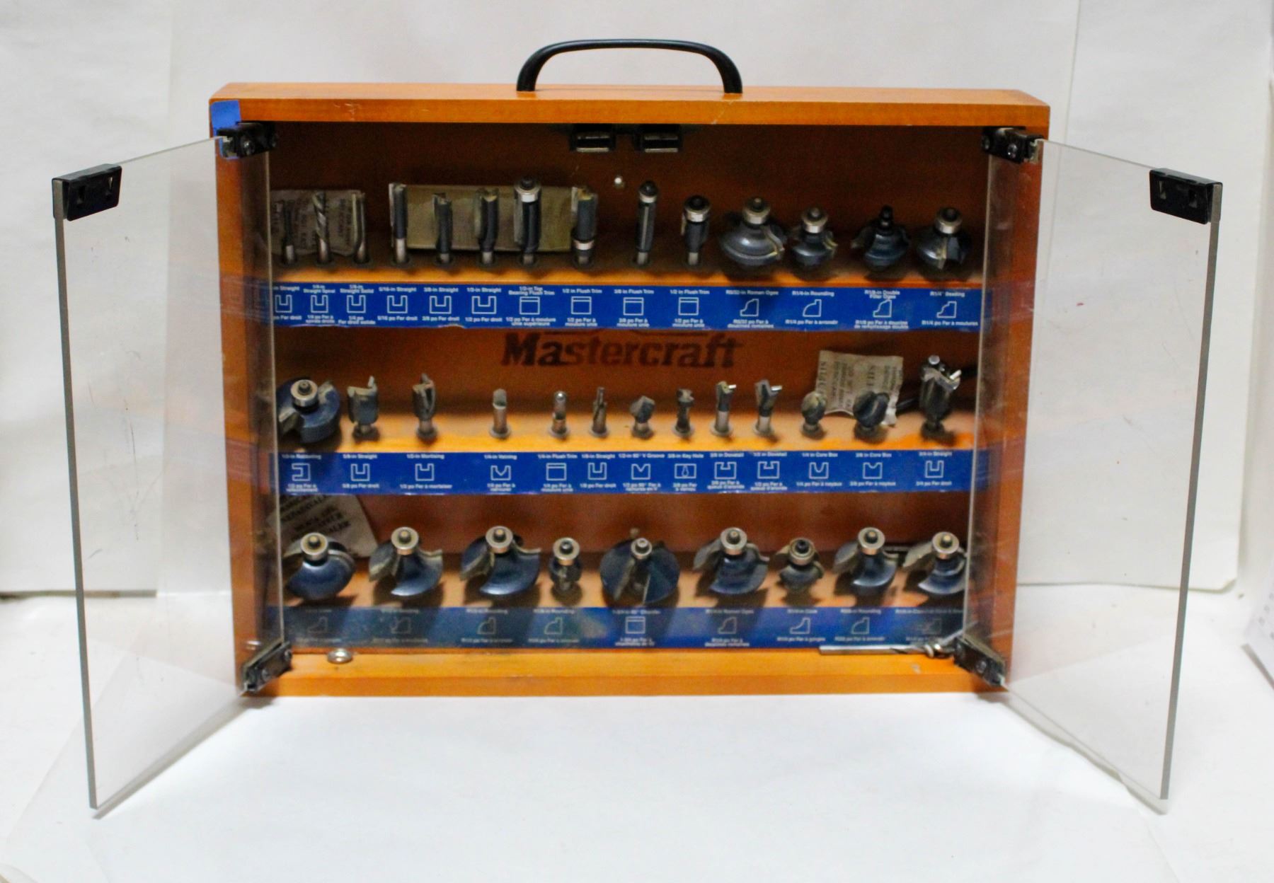 MASTERCRAFT 36PC CARBIDE TIPPED ROUTER