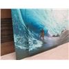 Image 2 : Surfing Metal Art Print 24" x 16"