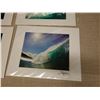 Image 8 : Qty 9 Matted Surf Photographic Art Prints, Misc Designs, by Zak Noyle 14" x 11"