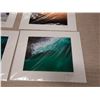 Image 8 : Qty 9 Matted Surf Photographic Art Prints, Misc Designs, by Zak Noyle 14" x 11"