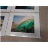 Image 8 : Qty 9 Matted Surf Photographic Art Prints, Misc Designs, by Zak Noyle 14" x 11"