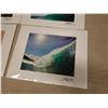Image 8 : Qty 9 Matted Surf Photographic Art Prints, Misc Designs, by Zak Noyle 14" x 11"