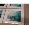 Image 8 : Qty 9 Matted Surf Photographic Art Prints, Misc Designs, by Zak Noyle 14" x 11"