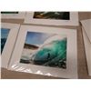 Image 8 : Qty 9 Matted Surf Photographic Art Prints, Misc Designs, by Zak Noyle 14" x 11"