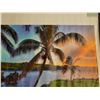 Image 2 : Coconut Trees & Ocean, Large Photographic Art on Canvas, Unframed 40" x 32"