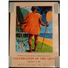 Image 1 : The Land, The Ocean & Man Poster by Carleton Kinkade 2005, Celebration of the Arts, Unframed 18" x