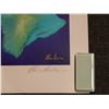 Image 2 : Islands of Hawaii by Blaise Domino Artist's Proof w/ Original Signature, Poster Paper 26"x26"
