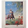 Image 1 : Paniolo by Janet Stewart, Original Signature, Ltd. Ed. 26/45 Art Print on Thick Paper 24"x32"