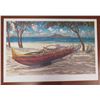 Image 1 : Kailua Beach Park by Russell H. Lowrey, Large Art Print on Poster Paper 36" x 24"