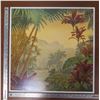 Image 1 : Tropical Foliage Art Print 22" x 22"