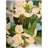 Image 2 : White Ginger Flowers by Gary Reed, Art Print w/ Original Signature 18" x 24"