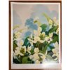 Image 1 : White Ginger Flowers by Gary Reed, Art Print w/ Original Signature 18" x 24"
