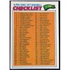 Image 1 : 1977 O-PEE-CHEE CHECKLIST