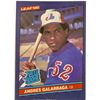 Image 1 : 1986 LEAF ANDRES GALARRAGA ROOKIE CARD