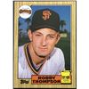 Image 1 : 1987 TOPPS ROBBY THOMPSON ROOKIE CARD
