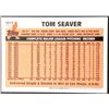 Image 2 : 2001 TOPPS HERITAGE TOM SEAVER (HOF)