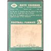 Image 2 : 1960 TOPPS CFL KAYE VAUGHN (HOF)