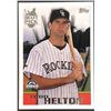 Image 1 : 1996 TOPPS TODD HELTON (HOF) ROOKIE CARD