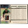 Image 2 : 1999 FLEER RICKEY HENDERSON (HOF)