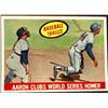 Image 1 : 1959 TOPPS HANK AARON (HOF) WORLD SERIES
